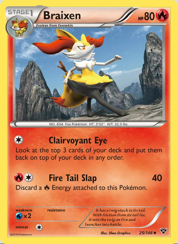 Image of the card Braixen