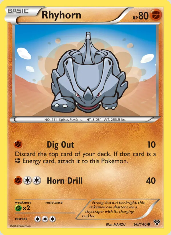 Image of the card Rhyhorn