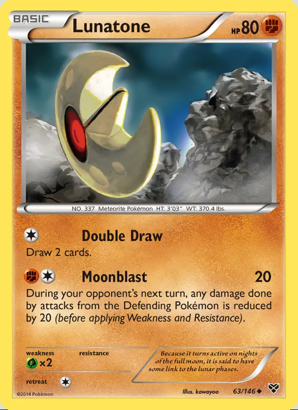 Image of the card Lunatone