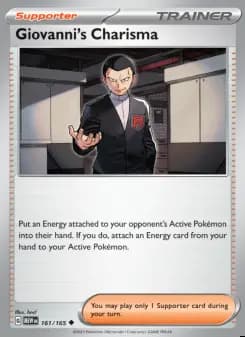 Image of the card Giovanni's Charisma