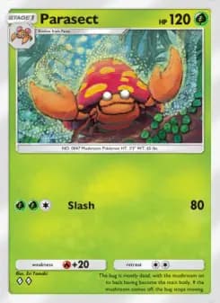 Image of the card Parasect