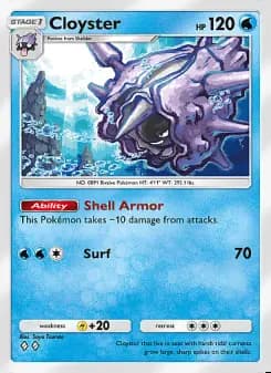 Image of the card Cloyster