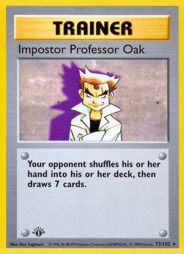Image of the card Impostor Professor Oak