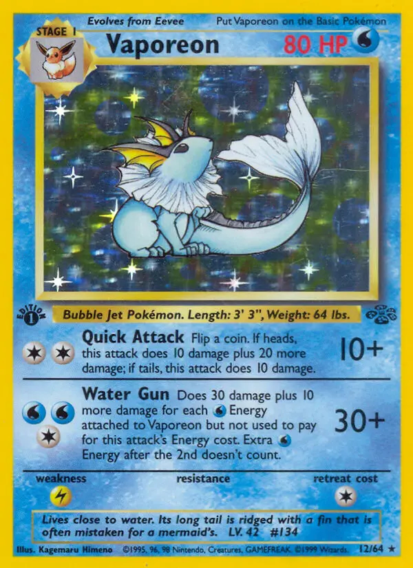 Image of the card Vaporeon