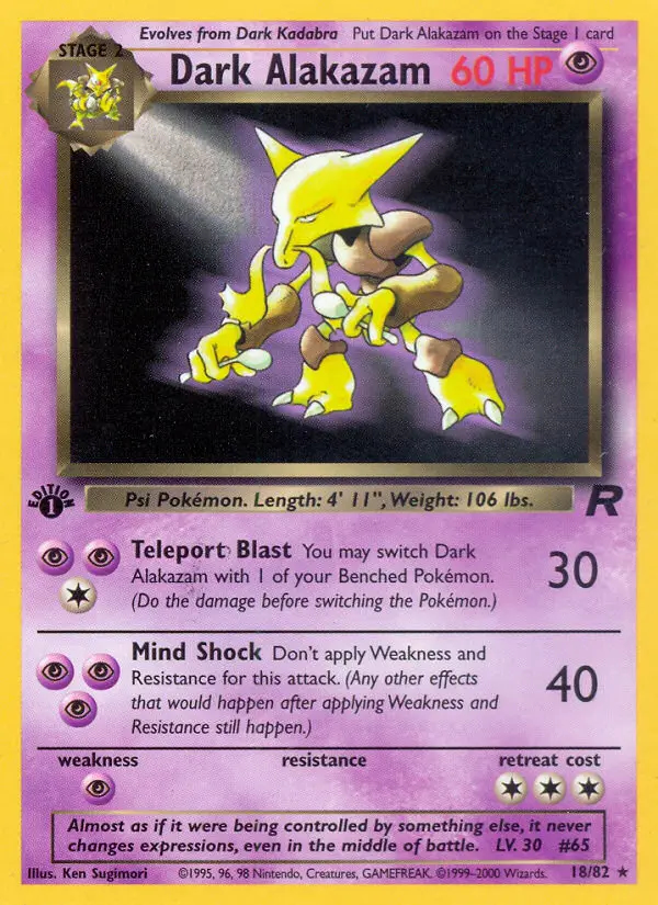 Image of the card Dark Alakazam