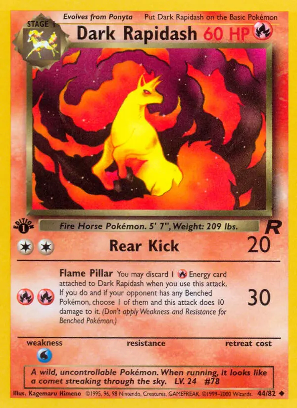 Image of the card Dark Rapidash