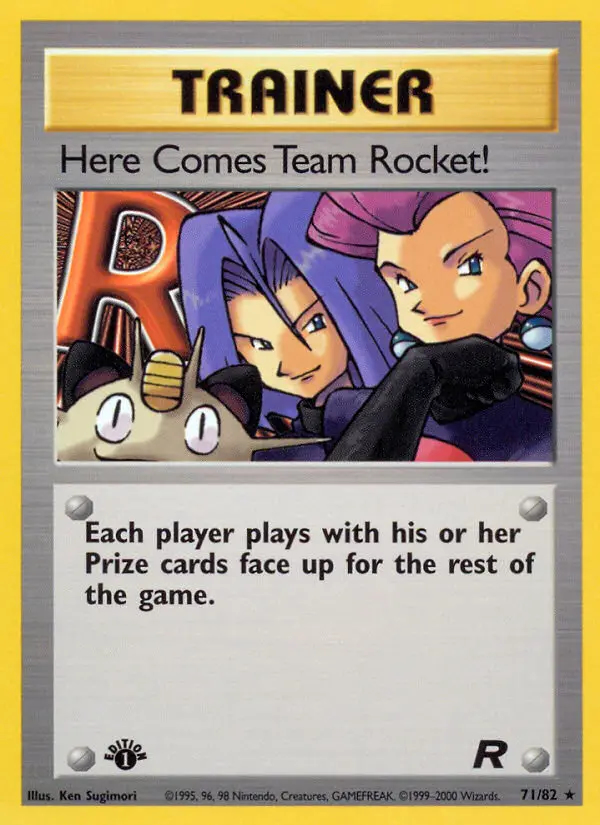 Image of the card Here Comes Team Rocket!