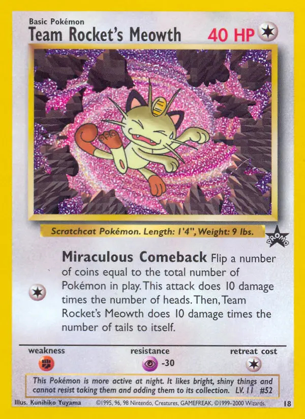 Image of the card Team Rocket's Meowth