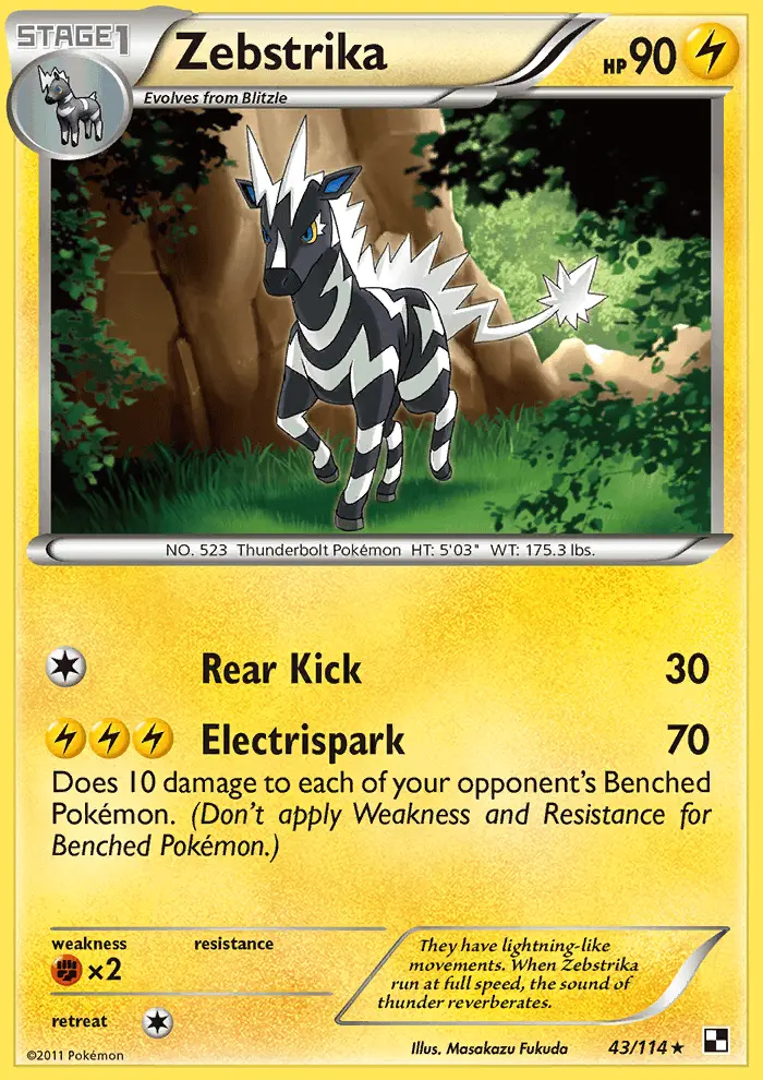 Image of the card Zebstrika