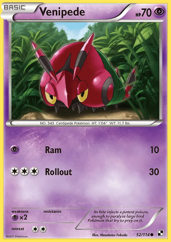 Image of the card Venipede