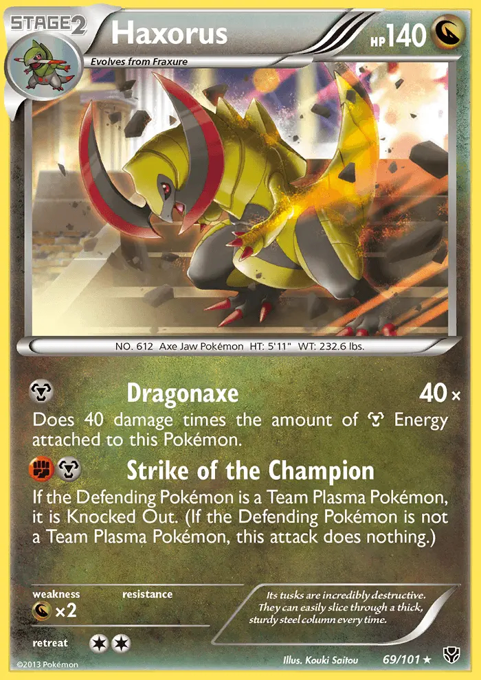 Image of the card Haxorus