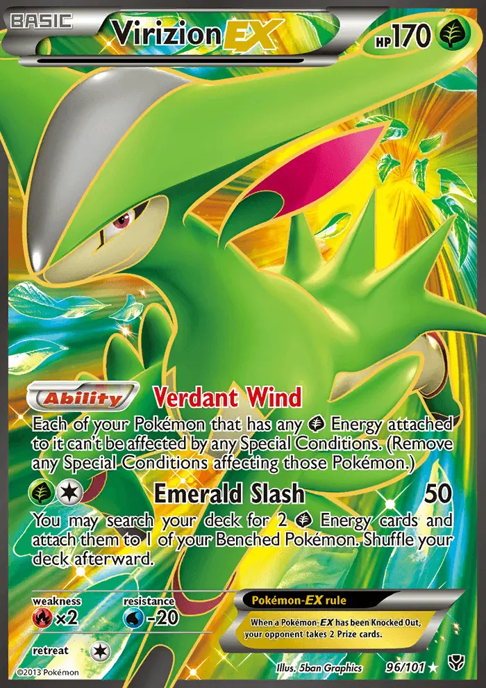 Image of the card Virizion-EX