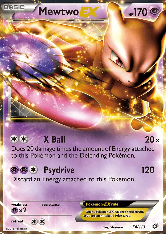 Image of the card Mewtwo-EX