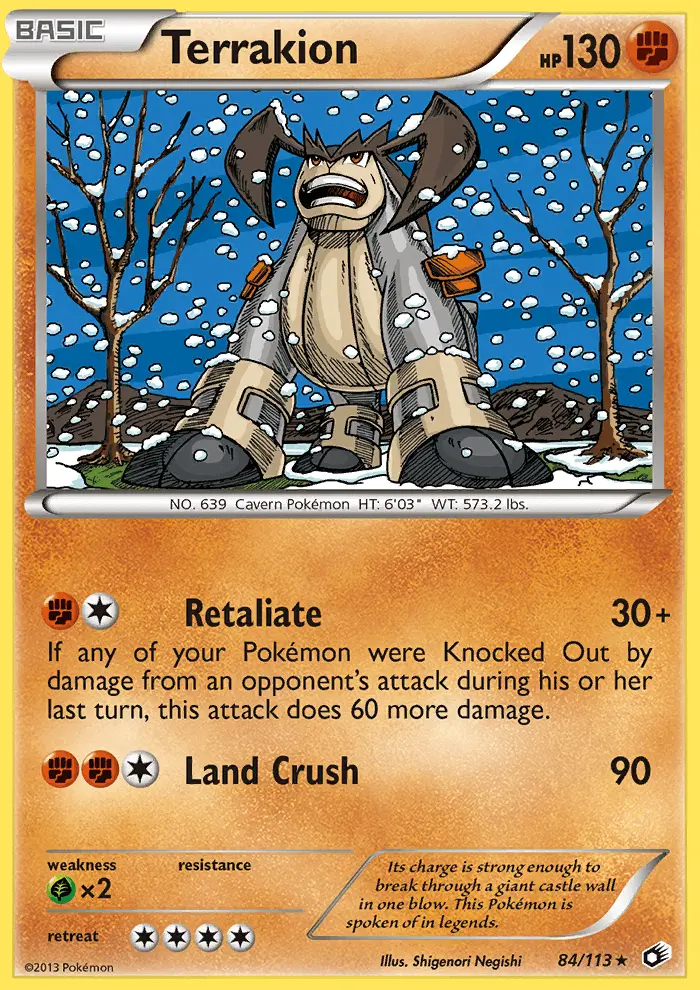 Image of the card Terrakion