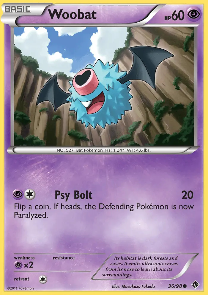 Image of the card Woobat
