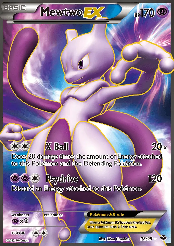 Image of the card Mewtwo-EX