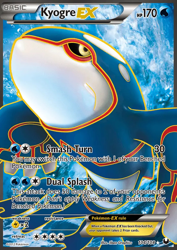 Image of the card Kyogre-EX