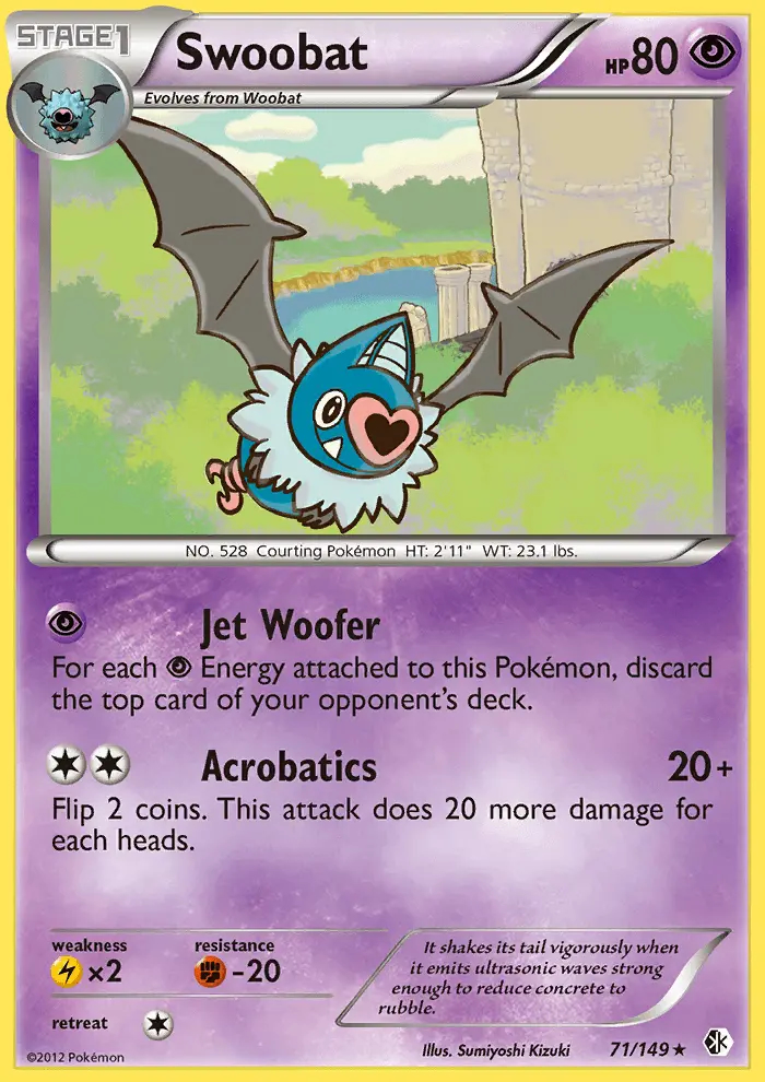 Image of the card Swoobat