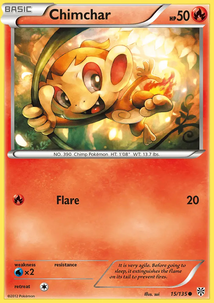 Image of the card Chimchar