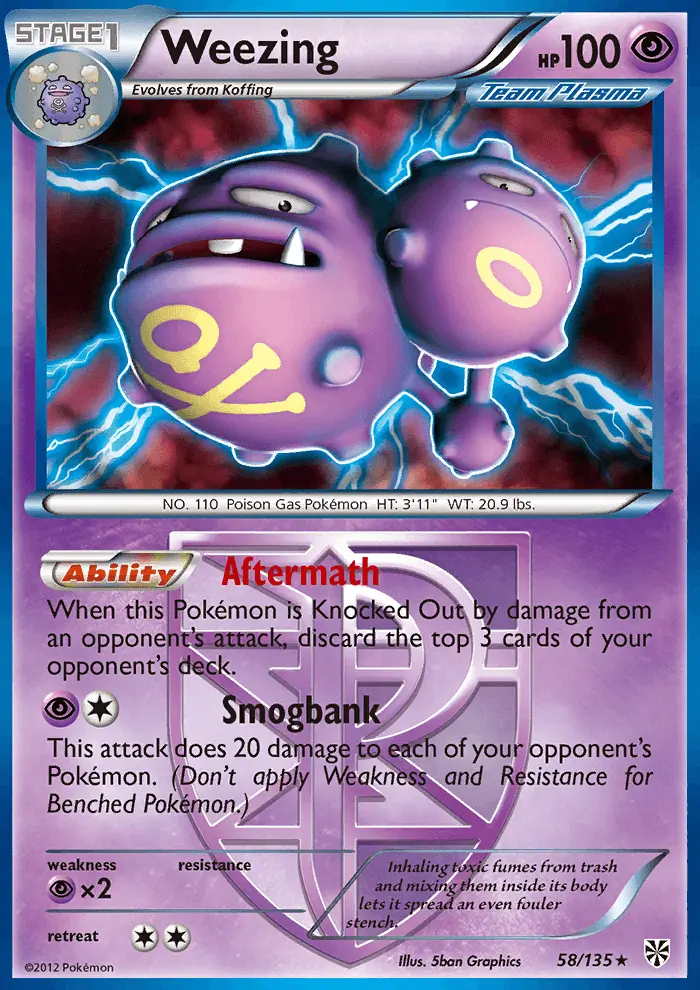 Image of the card Weezing