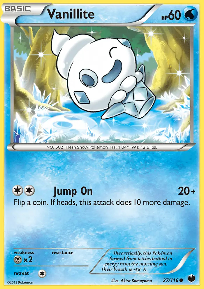 Image of the card Vanillite