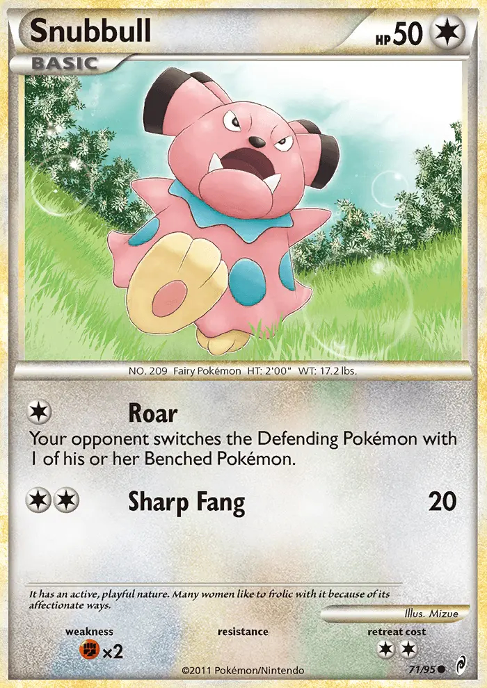 Image of the card Snubbull