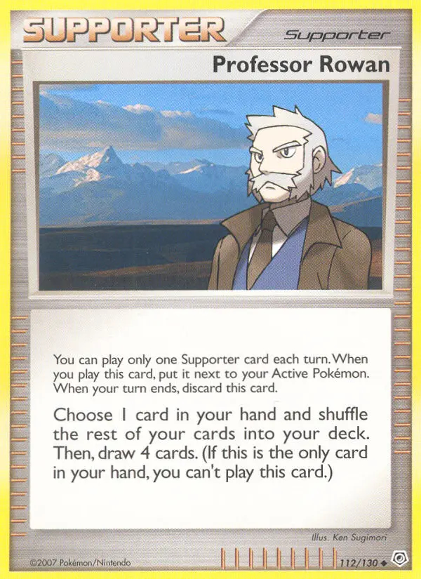 Image of the card Professor Rowan