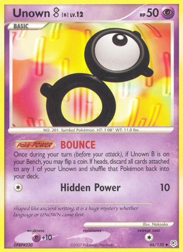 Image of the card Unown B