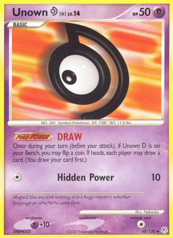 Image of the card Unown D