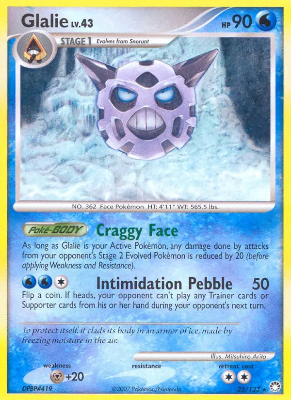 Image of the card Glalie