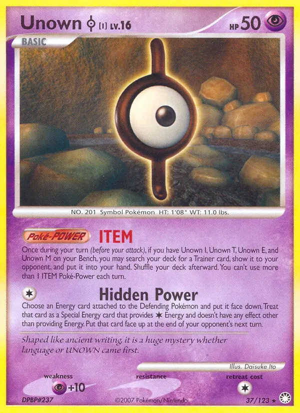 Image of the card Unown I