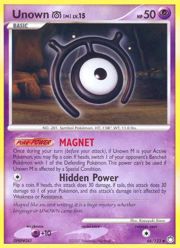 Image of the card Unown M