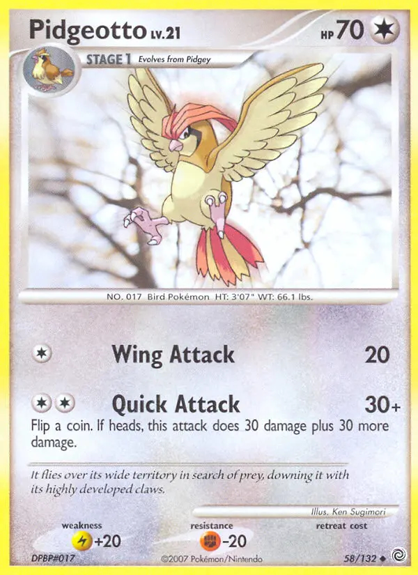 Image of the card Pidgeotto