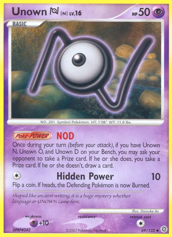 Image of the card Unown N