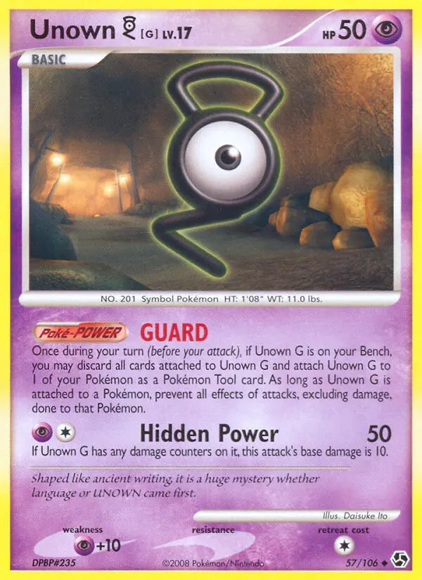 Image of the card Unown G