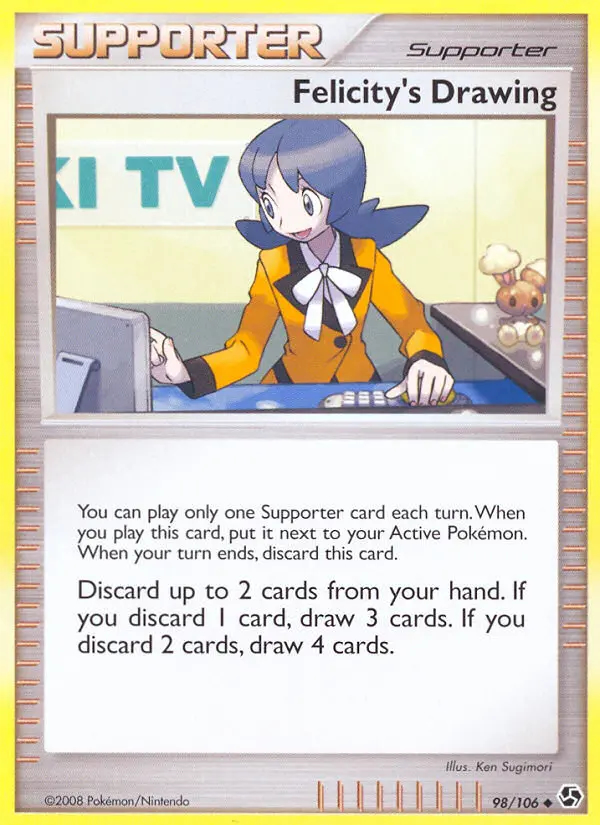 Image of the card Felicity's Drawing