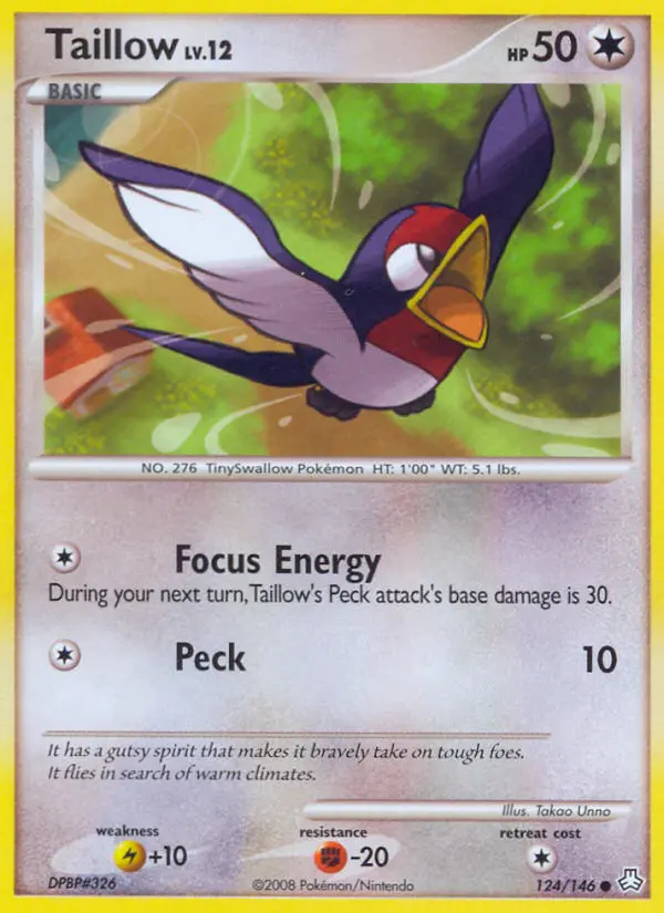 Image of the card Taillow