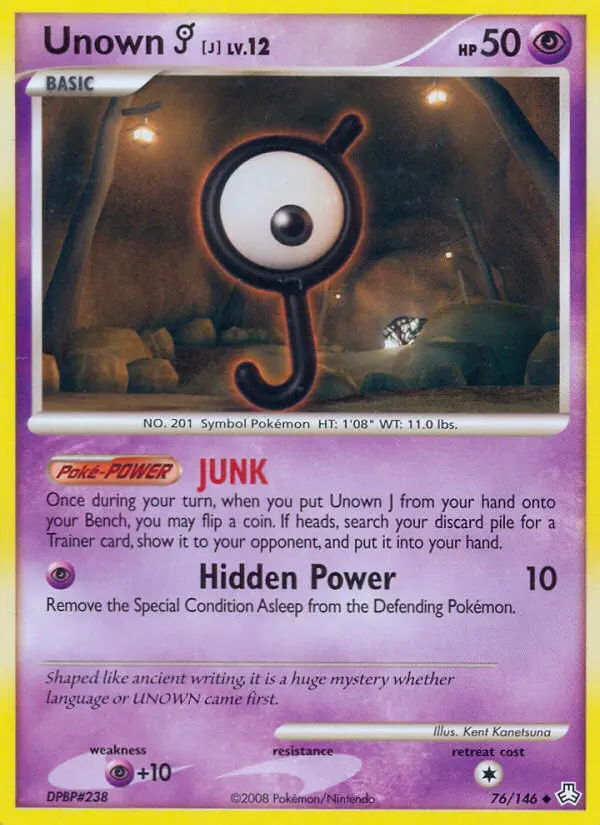 Image of the card Unown J