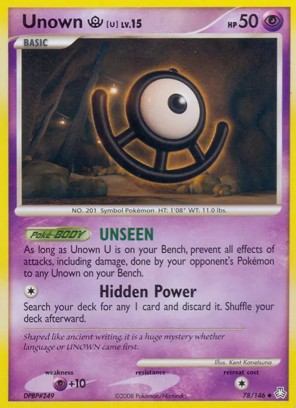 Image of the card Unown U