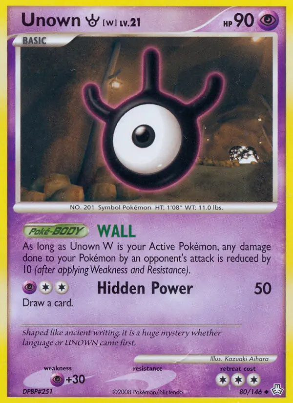 Image of the card Unown W