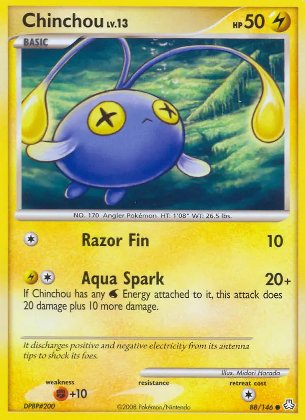 Image of the card Chinchou