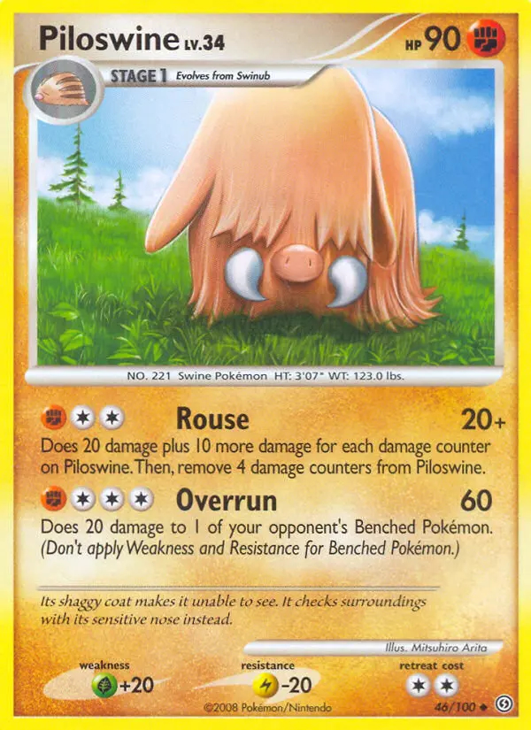 Image of the card Piloswine
