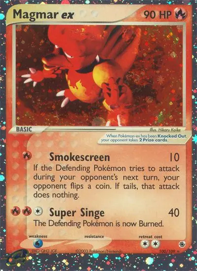 Image of the card Magmar ex