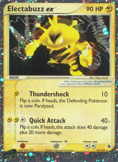 Image of the card Electabuzz ex