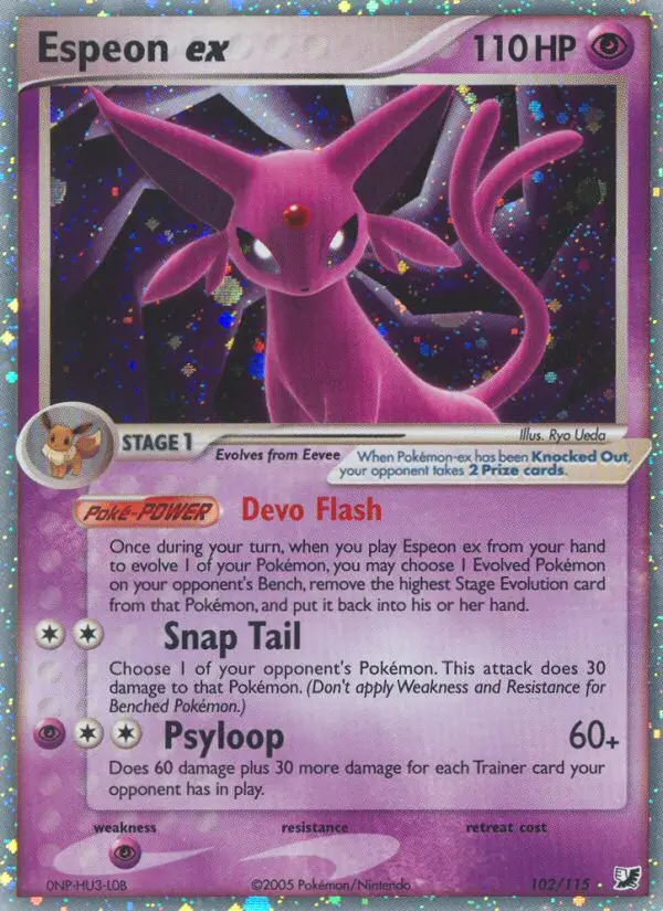 Image of the card Espeon ex
