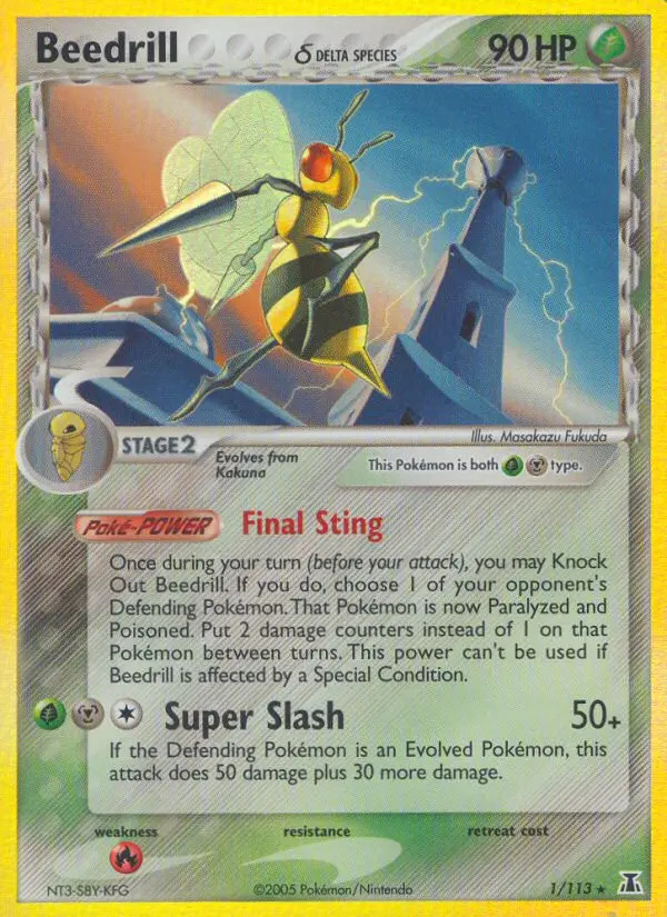 Image of the card Beedrill δ