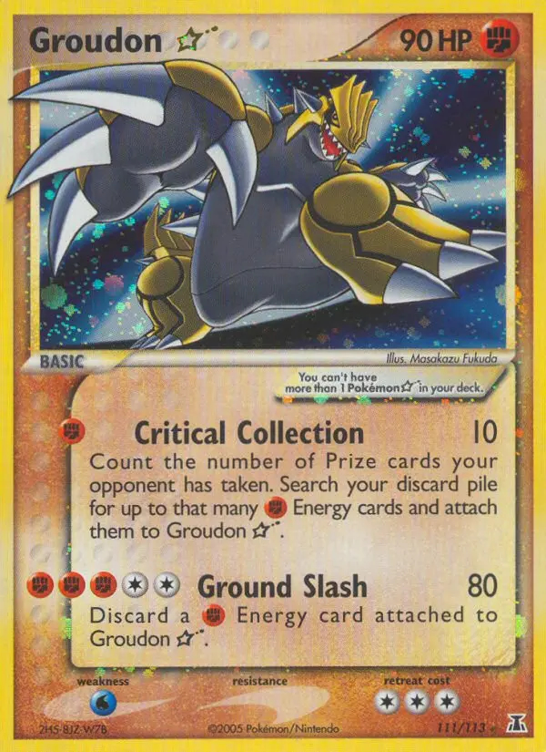 Image of the card Groudon Star