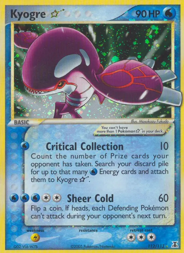 Image of the card Kyogre Star