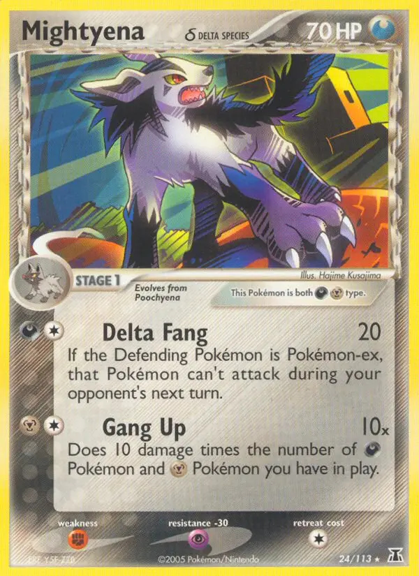 Image of the card Mightyena δ