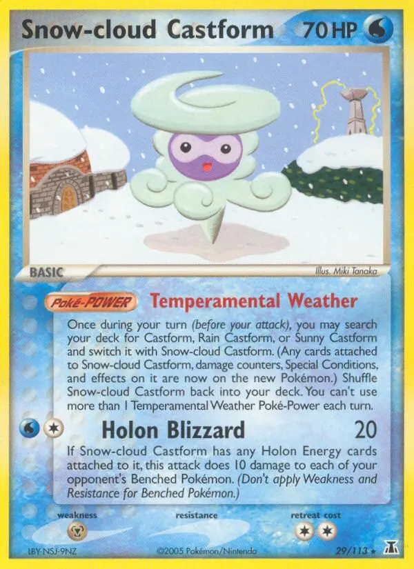 Image of the card Snow-cloud Castform